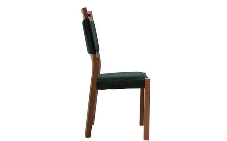 Jídelní židle, Gent TYP 2, dub stirling/zelená
