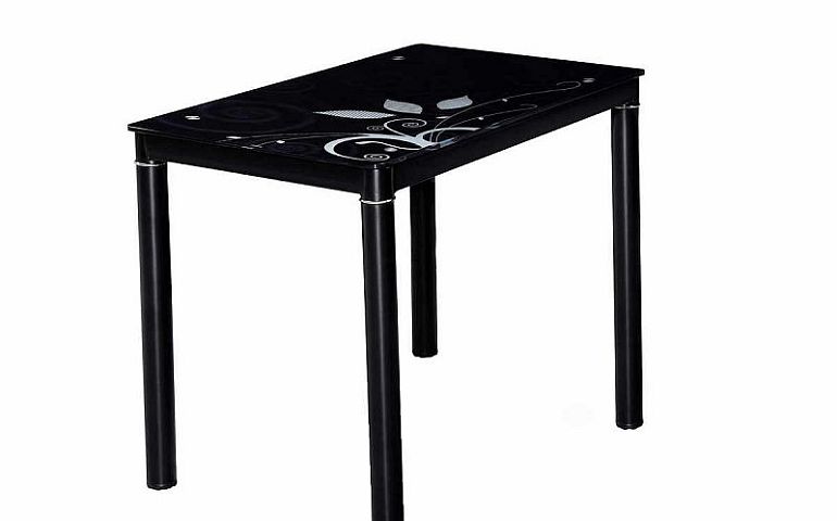 Damar Jídelní stůl 100 cm, černá
