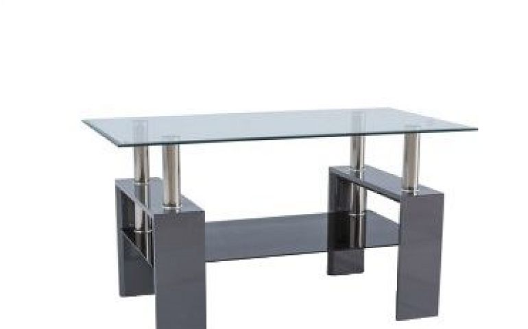 Lisa III Konferenční stolek, šedá lesk