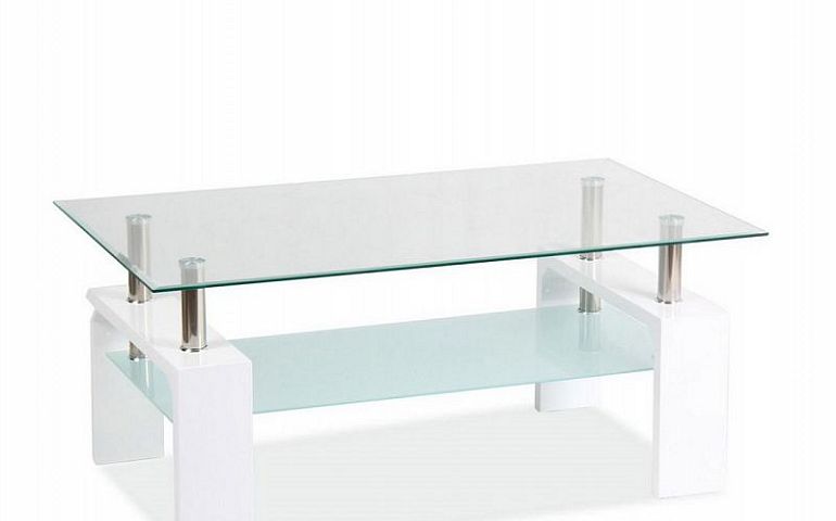 Lisa Basic II Konferenční stolek, bílá
