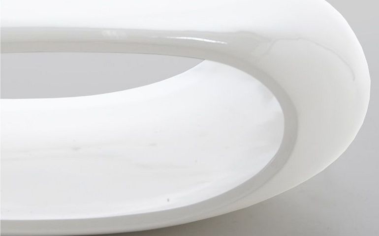 Wena Konferenční stolek, bílý lesk