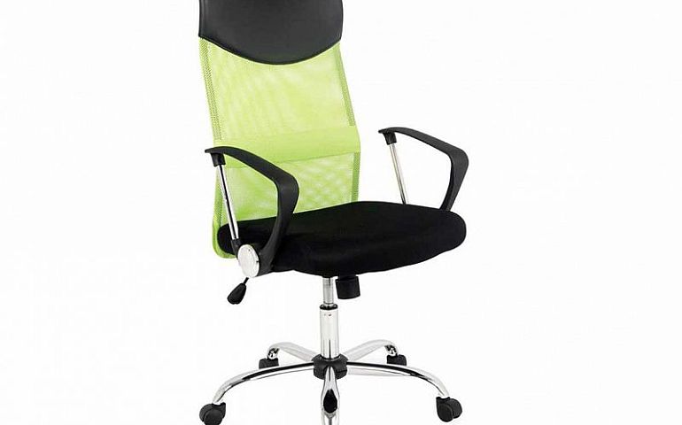 Q-025 Kancelářská židle, zelená