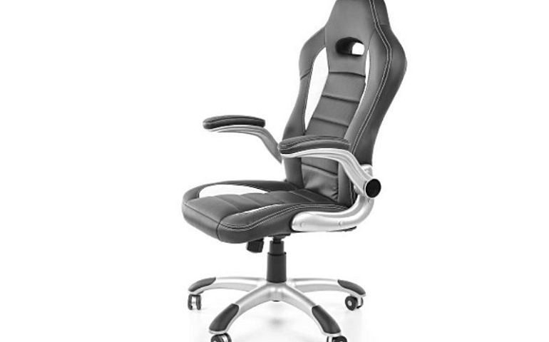 Q-024 Kancelářská židle, černá/bílá