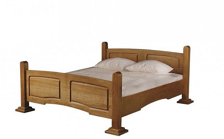 KOLUMBUS postel 200, dřevo dub