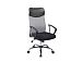 Q-025 Kancelářská židle, šedá/černá ekokůže