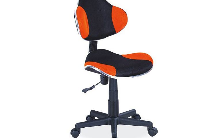 Q-G2 - dětská židle, černá/oranžová