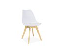 Jídelní židle, Kris Buk, bílá