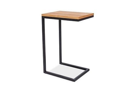 LAROSA C odkládací stolek, dub/černá