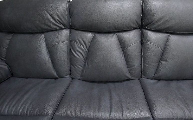 JAVA Relaxační sedací souprava 3+1+1, tmavě šedá