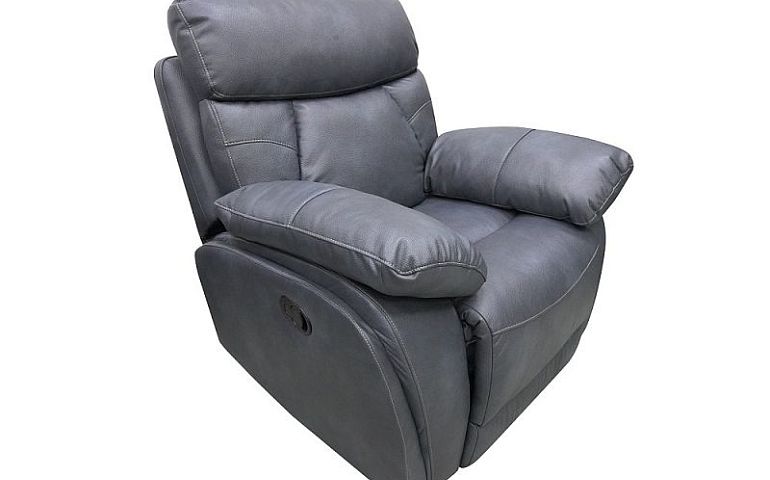 JAVA Relaxační sedací souprava 3+1+1, tmavě šedá
