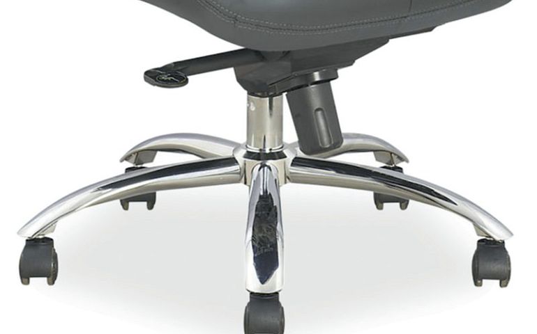 Q-154 kancelářská židle, šedá ekokůže