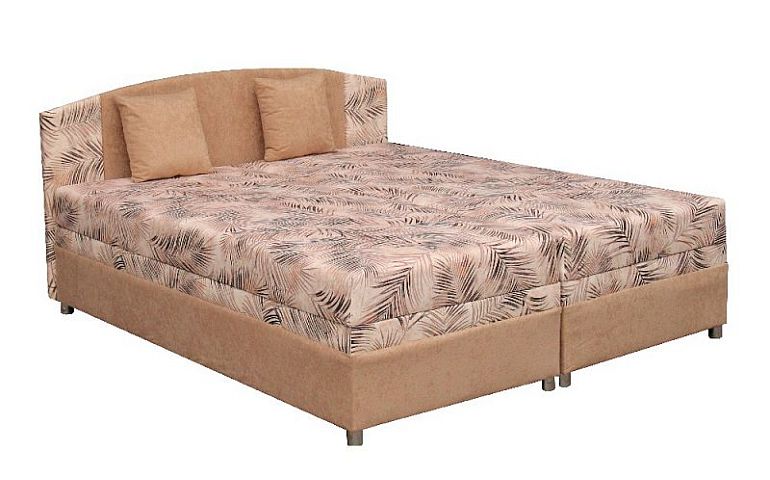 IZABELA NEW čalouněná postel 180 cm, hnědá