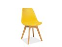 Jídelní židle, Kris Buk, žlutá