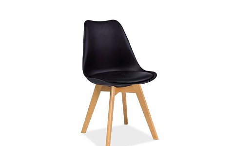Jídelní židle, Kris Buk, černá