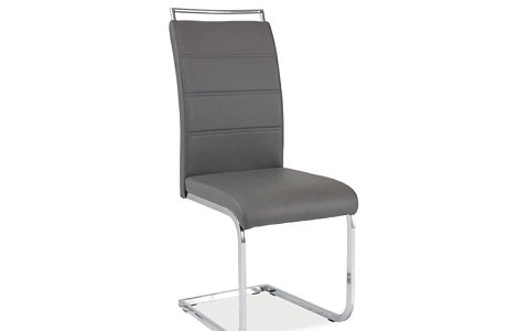 Jídelní židle, H-441, šedá ekokůže