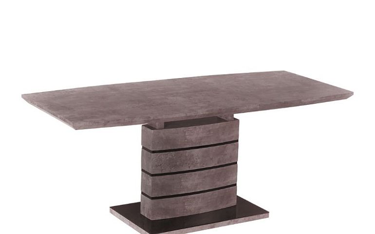 LEONARDO 1 rozkládací jídelní stůl, beton