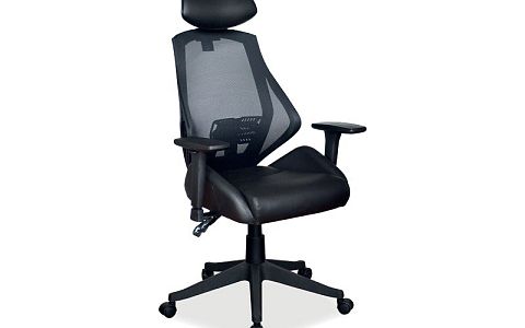 Q-406 kancelářská židle, černá