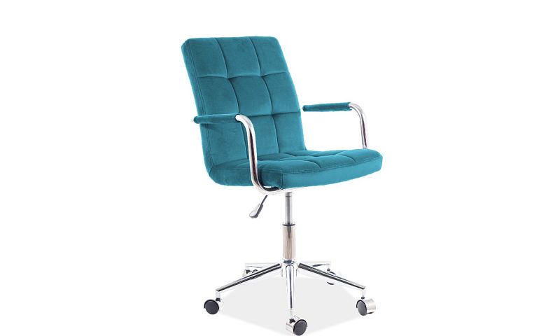 Q-022 kancelářská židle, tyrkysová