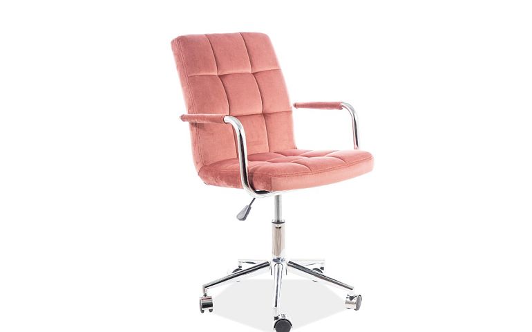 Q-022 kancelářská židle, starorůžová