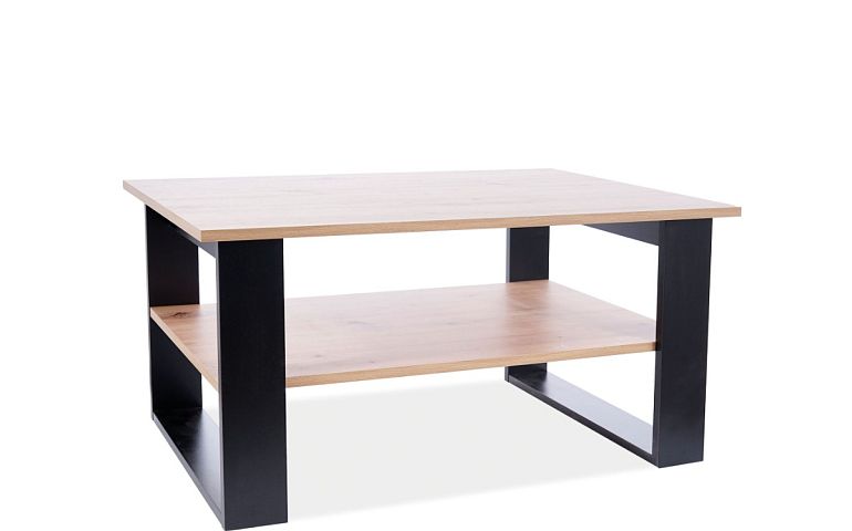 MAREAS konferenční stolek, dub wotan/černá
