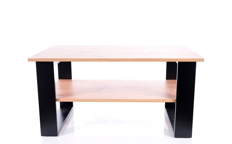 MAREAS konferenční stolek, dub wotan/černá