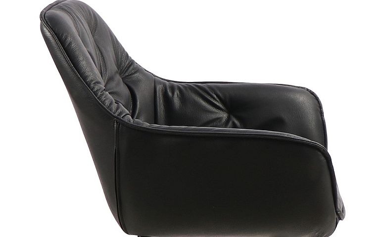 TRENDY CHERRY jídelní židle, černá/černá kov