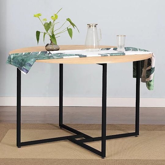TRENDY ALTOS jídelní stůl, dub/černá mat