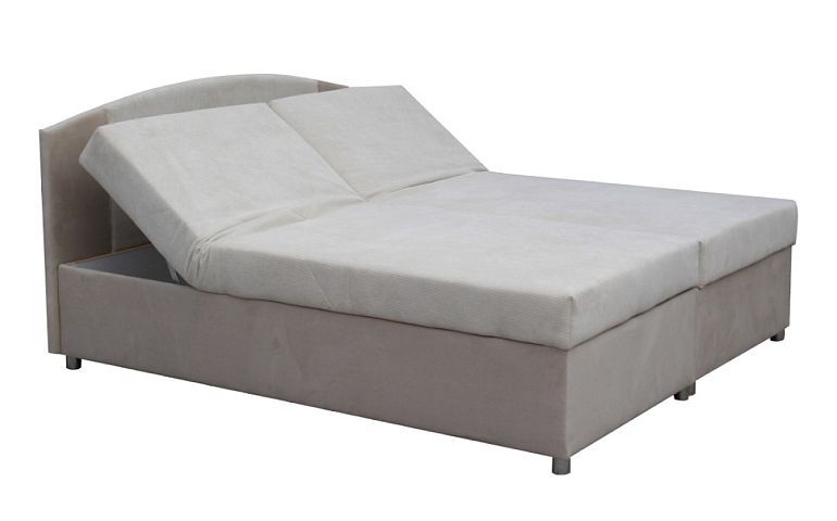 IZABELA NEW 2 čalouněná postel 180 cm, béžová