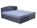 IZABELA NEW 2 čalouněná postel 180 cm, šedá