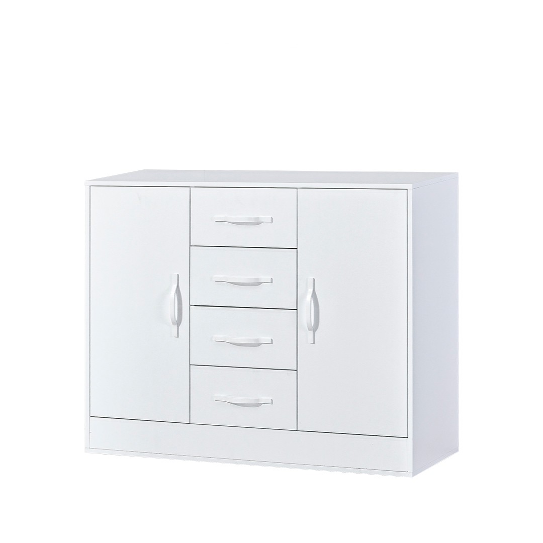 PRESTIGE NEW 03 komoda 120, bílá/bílá/úchyt bílá
