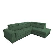 MADERA II rohová sedací souprava, levá, olivová