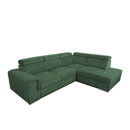 MADERA II rohová sedací souprava, levá, olivová