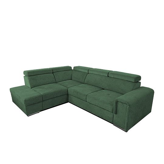 MADERA II rohová sedací souprava, pravá, olivová
