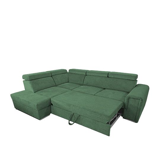 MADERA II rohová sedací souprava, pravá, olivová