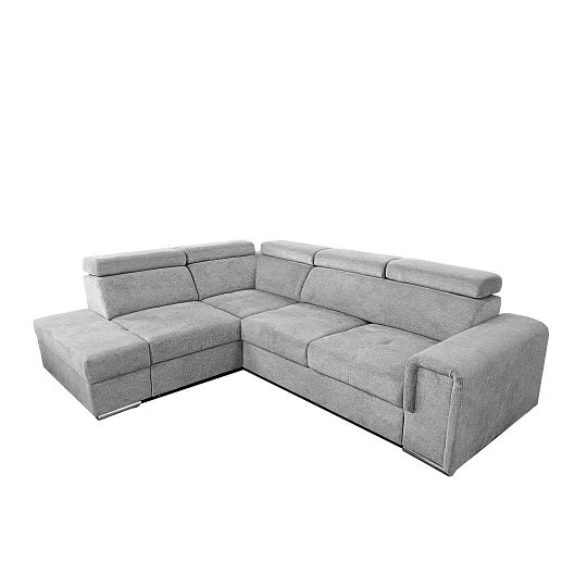 MADERA II rohová sedací souprava, pravá, šedá