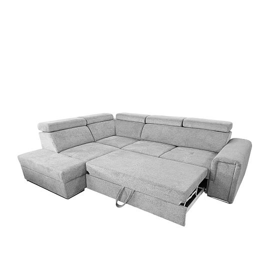 MADERA II rohová sedací souprava, pravá, šedá