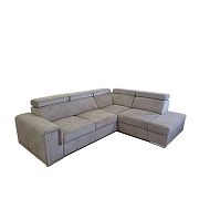 MADERA II rohová sedací souprava, levá, hnědá
