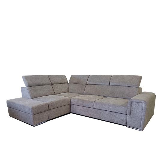MADERA II rohová sedací souprava, pravá, hnědá