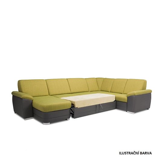BORNEO U sedací souprava, levá, šedá