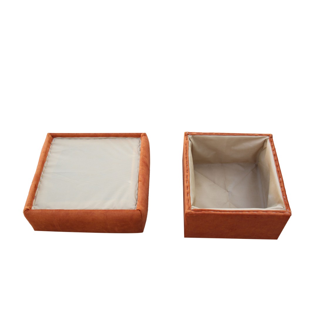 ALASKA NEW taburet s úložným prostorem, terracota
