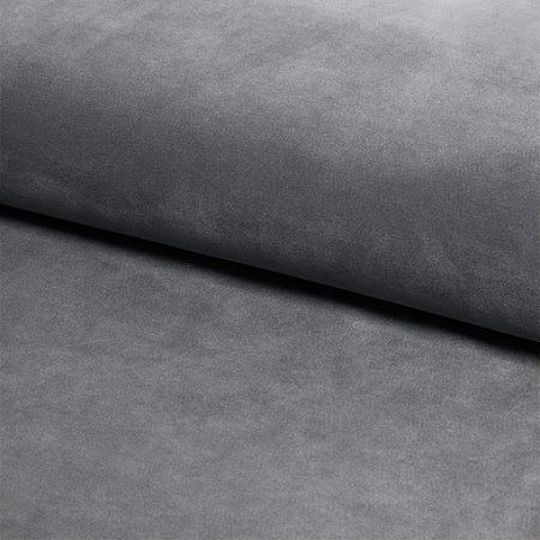 ASPENDOS VELVET čalouněná postel 160 cm + rošt, šedá