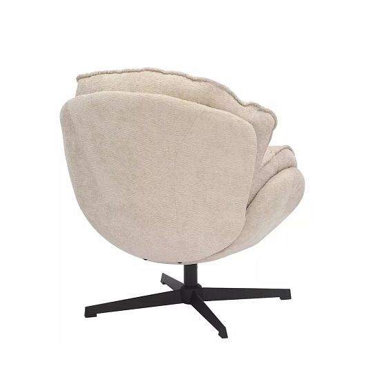 TRENDY BERTA relaxační křeslo otočné 360°, béžová