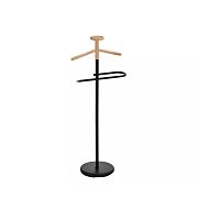 LUGO věšák 110 cm, černá/buk