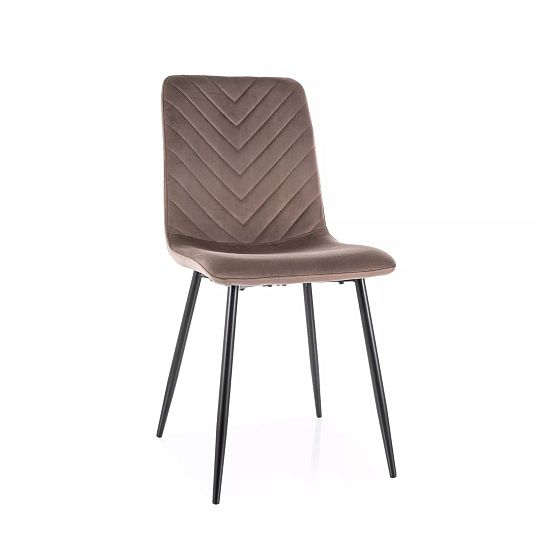 Jídelní židle, TRENDY DIREN, cappuccino/černá