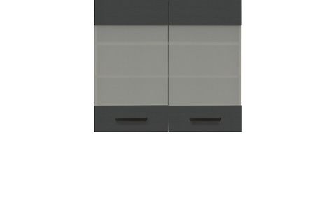 Semi Line skříňka G-80/72-LV/PV, dub reveal/černá