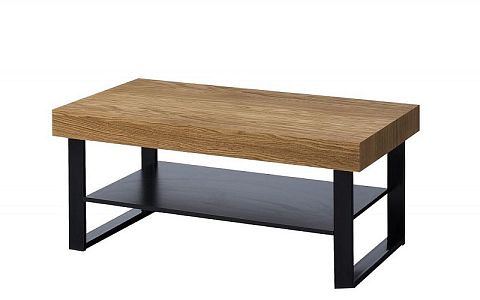 MONURIKI 41 konferenční stolek, dub medový/černý mat