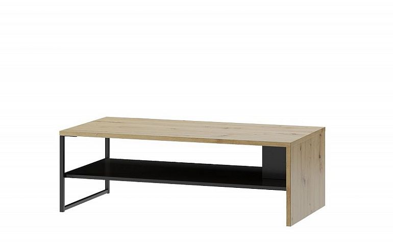 Laki 41 konferenční stolek, dub artisan/černý mat