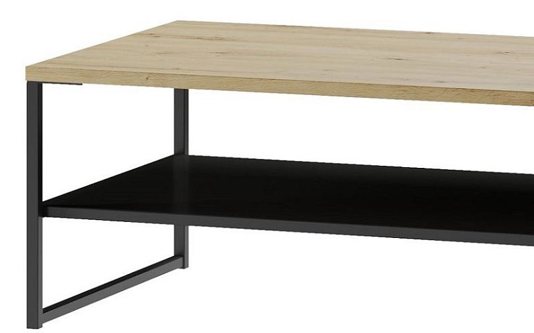 Laki 41 konferenční stolek, dub artisan/černý mat