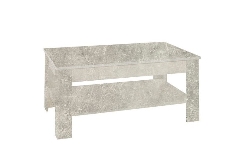 ARTUR konferenční stolek 110 X 67, beton světlý