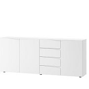 Luccarelli 03 komoda 3D4S, bílý mat